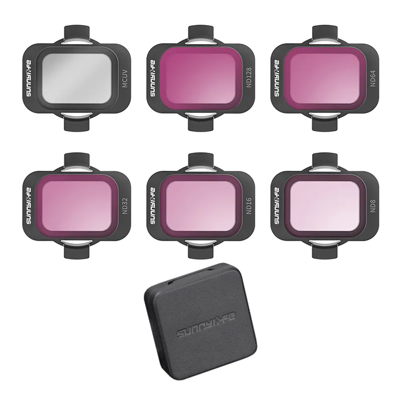 Set of 6 filters Sunnylife MCUV, ND8 / 16 / 34 / 64 / 128 for DJI Avata 2