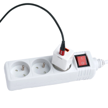 Hama Standard 3-socket power strip 1.5m - white