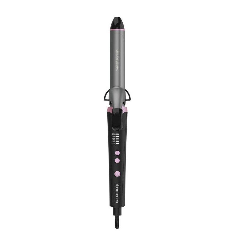 Taurus Ceramic curling iron 43 W Black, pink