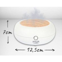 Adler , AD 7969 , USB Ultrasonic aroma diffuser 3in1 , Ultrasonic , Suitable for rooms up to 25 m2 , White