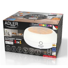 Adler , AD 7969 , USB Ultrasonic aroma diffuser 3in1 , Ultrasonic , Suitable for rooms up to 25 m2 , White