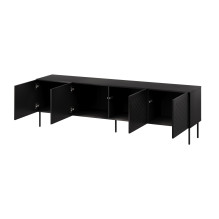 Cama RTV cabinet SIENA 200x40x60 mat black