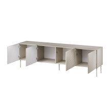 RTV cabinet SIENA 200x40x60 cashmere matt