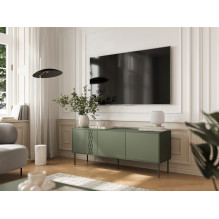 Cama RTV 3D TRESSE spintelė 150x40x55 matinė žalia