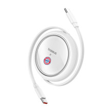 Baseus USB-C to USB-C 100W Charging Cable (White) Bayern Edition