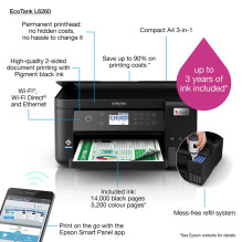 Epson L6260 Inkjet A4 4800 x 1200 DPI 33 ppm Wi-Fi