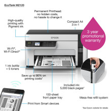 Epson EcoTank M2120 Inkjet A4 1440 x 720 DPI 32 ppm Wi-Fi