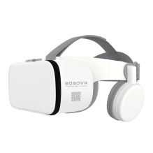 VR 3D Glasses for Phone BoboVR Z6 with Headphones - White