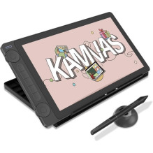 HUION Kamvas 13 grafinė planšetė Juoda NAUJAS Gen.3