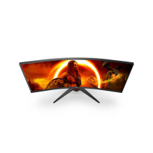 AOC G2 CU34G2XE / BK LED ekranas 86,4 cm (34 colių) 3440 x 1440 pikselių platus Quad HD LCD juodas, raudonas