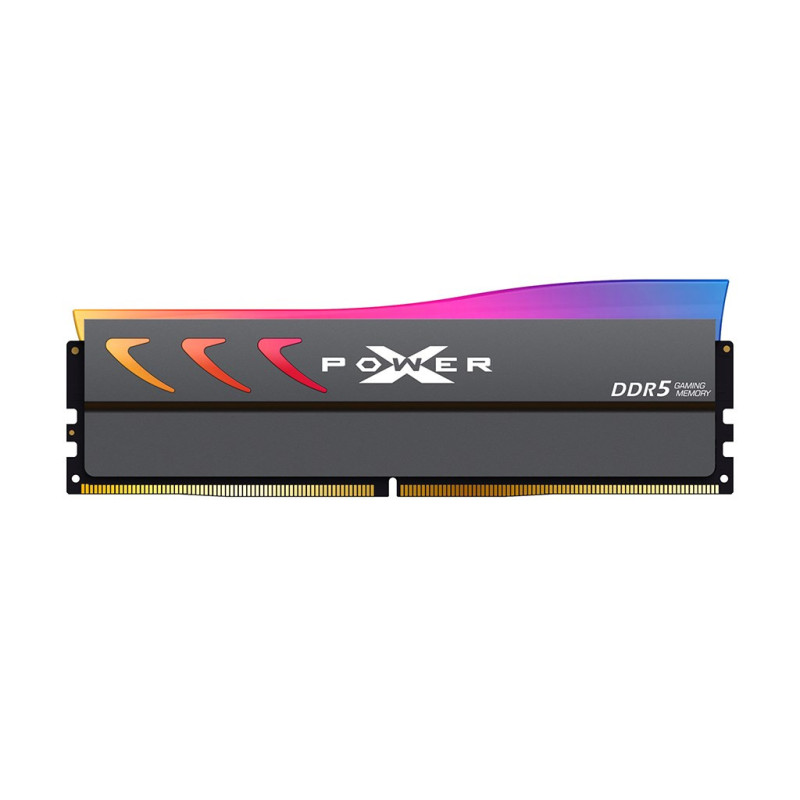 „Silicon Power XPOWER Storm RGB“ atminties modulis 64 GB 2 x 32 GB DDR5 ECC (SP064GXLWU60BFDK)