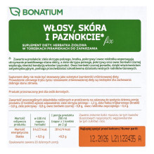 Bonatium Žolelių arbata Plaukai, oda ir nagai Fix 20vnt