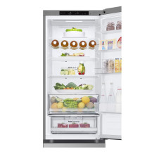 LG GBV3200DPY fridge-freezer Freestanding 387 L D Metallic, Silver