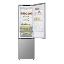 LG GBV3200DPY fridge-freezer Freestanding 387 L D Metallic, Silver