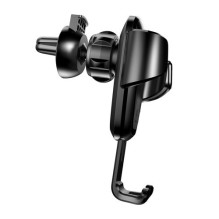 Car holder Baseus 'Gravity' black (non-magnetic / for grill)