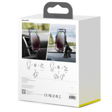 Car holder Baseus 'Light Electric' 15W / wireless charging and automatic locking (non-magnetic / adhesive)