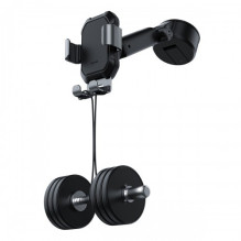 Car holder Baseus 'Windshield' black (window mount)