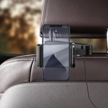 Car holder Baseus 'BackSeat Holder' black (wireless charging 15W) (non-magnetic / for seat)