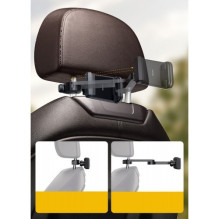 Automobilinis laikiklis Baseus &quot;BackSeat Holder&quot; juodas (bevielis krovimas 15W) (ne magnetinis / sėdynei)