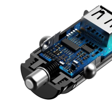 Automobilinis įkroviklis Baseus&quot;CCALL-YS01&quot; juodas 30W (1xPD / 1xQC3.0)