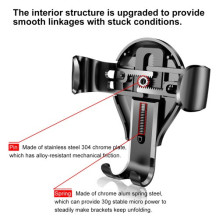 Car holder Baseus 'Osculum' red (non-magnetic / adhesive)