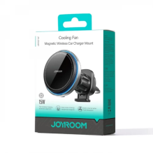 Joyroom car holder 'JR-ZS387' black / (wireless charging 15W) (magnetic / for grill)