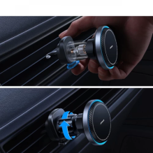 Joyroom car holder 'JR-ZS387' black / (wireless charging 15W) (magnetic / for grill)