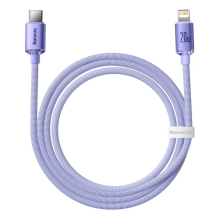 USB Kabelis Baseus &quot;CAJY000205&quot; violetinis &quot;Type-C / Lightning&quot; 200cm (iki 20W)