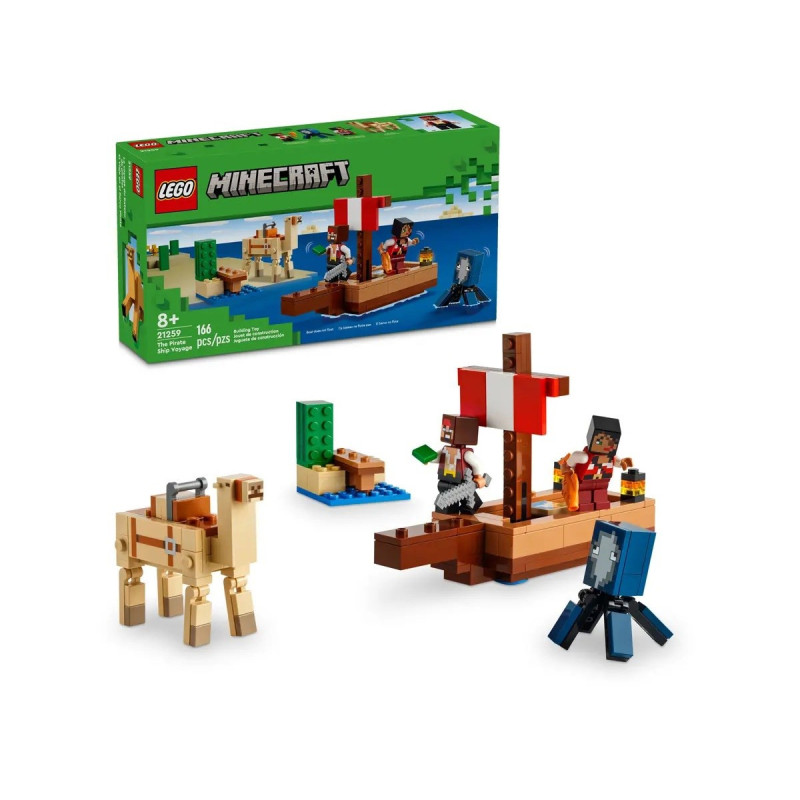 LEGO MINECRAFT 21259 Piratų laivo kelionė