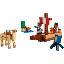 LEGO MINECRAFT 21259 Piratų laivo kelionė