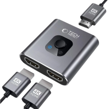 Tech-Protect HB07 HUB Adapter 2in1 HDMI 4K 60HZ - gray