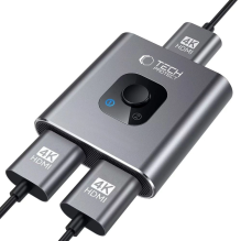 Tech-Protect HB07 HUB Adapter 2in1 HDMI 4K 60HZ - gray