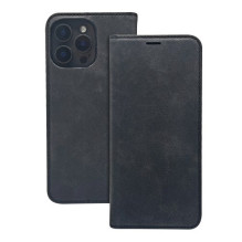 Dėklas &quot;Smart Suede&quot; skirtas Xiaomi Redmi 13C 4G / Redmi 13C 5G / Poco C65 juodas