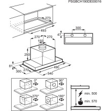 Įmontuojamas Gartraukis - Electrolux LFG516X Iš Nerūdijančio Plieno