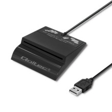 Lustinių Kortelių Skaitytuvas - Qoltec Scr-0636 USB Type-C