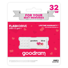 Goodram UME3 Valentine USB flash drive 32 GB USB Type-A 3.2 Gen 1 (UME3-0320W0R11-V) White