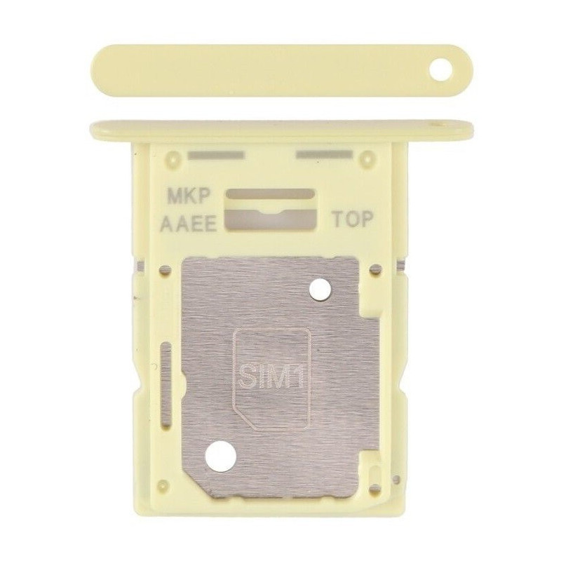 SIM kortelės laikiklis Samsung A156 A15 5G Yellow originalus (service pack)