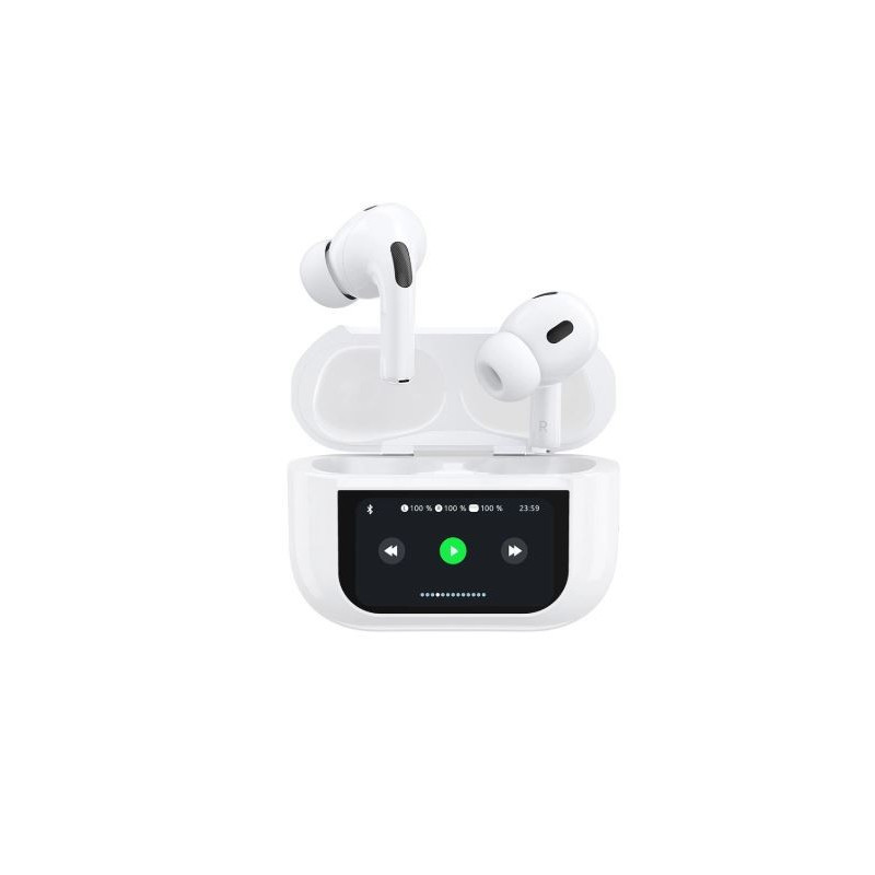 Bluetooth handsfree Dudao (U19) LED TWS V5.3 white