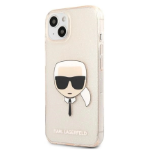 Karl Lagerfeld KLHCP13MKHTUGLGO iPhone 13 6,1&quot; złoty / gold hardcase Glitter Karl`s Head