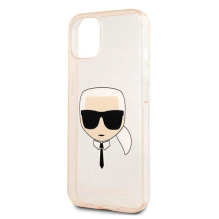 Karl Lagerfeld KLHCP13MKHTUGLGO iPhone 13 6,1&quot; złoty / gold hardcase Glitter Karl`s Head