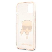 Karl Lagerfeld KLHCP13MKHTUGLGO iPhone 13 6,1&quot; złoty / gold hardcase Glitter Karl`s Head