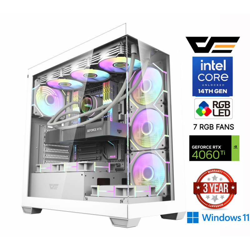 Core i7-14700F 64GB 512GB SSD 1TB HDD SSD RTX 4060 TI 8GB Windows 11