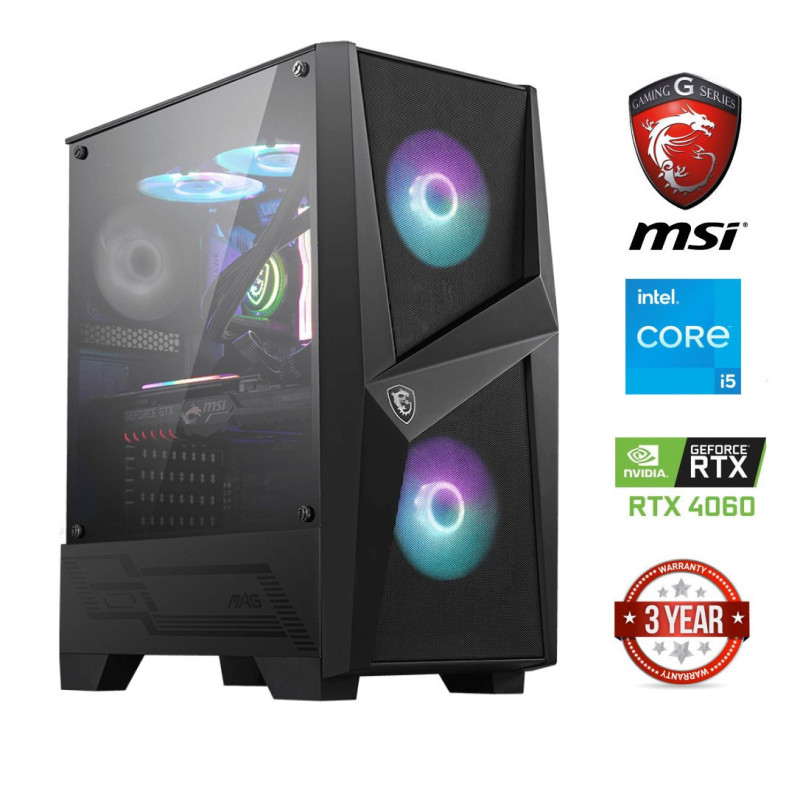 Core i5-12400F 16GB 1TB SSD RTX 4060 NoOs