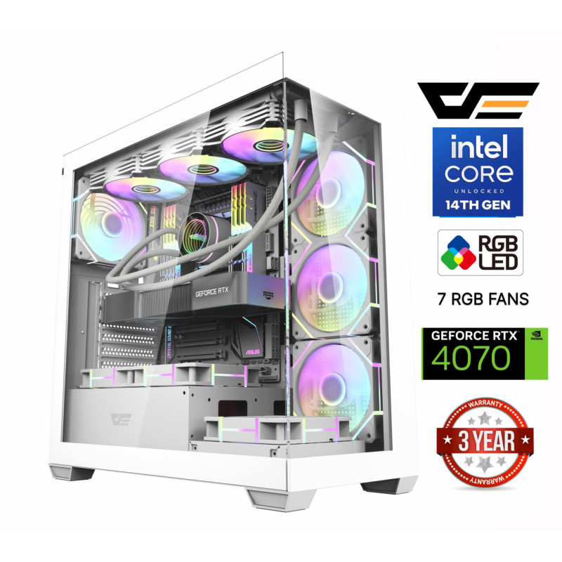 Core i7-14700F 32GB 1TB SSD 1TB HDD RTX 4070 12GB NoOS