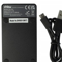 vhbw micro USB-Akku-Ladegerät passend für Samsung IA-BP105R, BP210E, BP420E