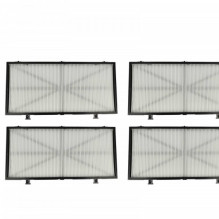 Set of 4 Hepa filters for Dolphin Deluxe 4, Deluxe 5 Triton Prem1573, replaces 9991425