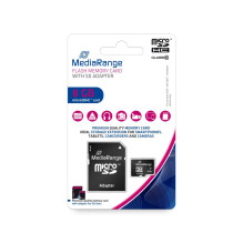 MEMORY MICRO SDHC 8GB C10 / W / ADAPTER MR957 MEDIARANGE