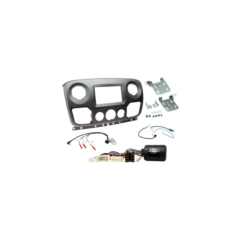 Installation kit 2 din opel movano b, nissan nv400, renault master 2010 - 2019