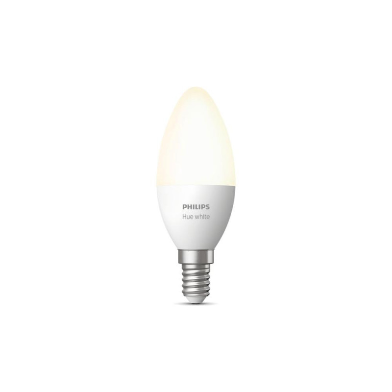 Išmanioji lemputė, PHILIPS, energijos sąnaudos 5,5 vatai, šviesos srautas 470 liumenų, 2700 K, 220–240 V, Bluetooth / Zi