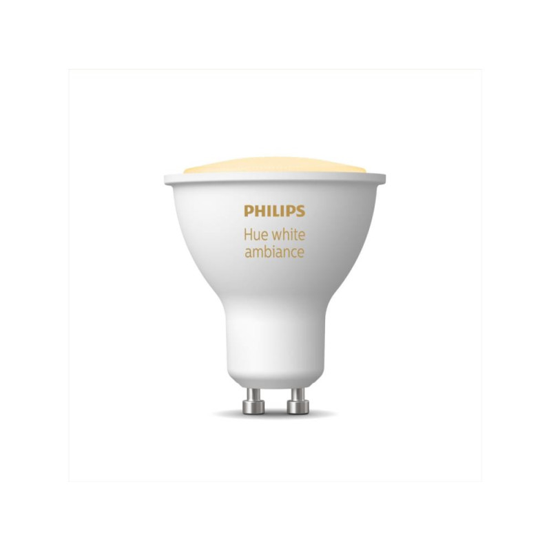 Išmanioji lemputė, PHILIPS, energijos sąnaudos 4,5 vatai, šviesos srautas 350 liumenų, 6500 K, 220 V–240 V, Bluetooth / 